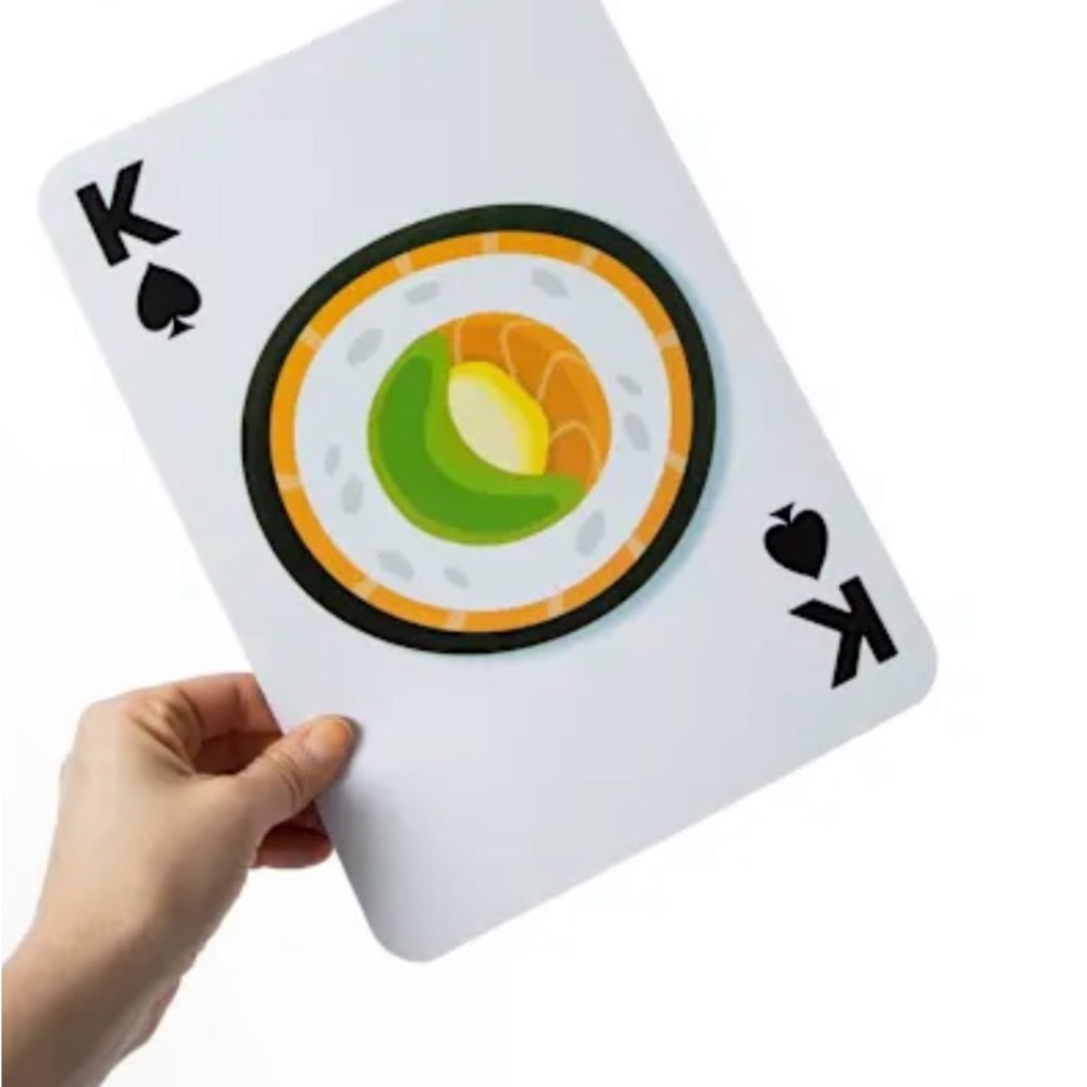 NWT jumbo Sushi Series Playing Cards